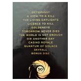 James Bond DVD Movie Collection including A View to a kill, Goldeneye, From Russia with Love and More