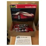 Revell 1932 Ford Three Window Coupe, Skippers Critter 1951 Anglia and Corvette Indy Dream Machine Model Car Kits