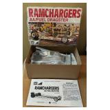 MPC Ram Chargers AA Fuel Dragster, Hemi Hunter and L.A. Dart Model Car Kits