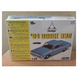 New AMT 1962 Bel Air Super Stock, Lindberg 1964 Dodge 330 and Locke Gangbusters 1928 Lincoln Model Car Kits