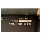 Vintage Fender 100B Electric Bass Head Speaker