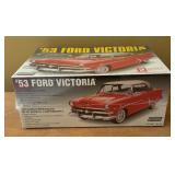 New Lindberg 1953 Ford Victoria, AMT Ertl 1949 Ford Coupe and Lindberg Dodge Grand Caravan LE Model Car Kits