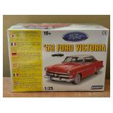 New Lindberg 1953 Ford Victoria, AMT Ertl 1949 Ford Coupe and Lindberg Dodge Grand Caravan LE Model Car Kits