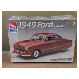 New Lindberg 1953 Ford Victoria, AMT Ertl 1949 Ford Coupe and Lindberg Dodge Grand Caravan LE Model Car Kits