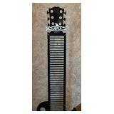 Guitar Shaped Metal CD Holder