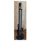 Guitar Shaped Metal CD Holder