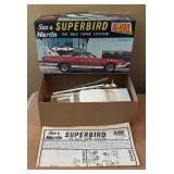 Jo-Han 1964 Plymouth Belvedere, Monogram 1971 Hemi Cuda and Jo-Han Sox & Martin Superbird Model Car Kits