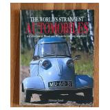 Five Car Motif Books including Muscle Cars, The Worlds Strangest Automobiles, Cars of the Stars and More