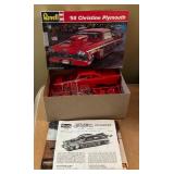 Revell 1958 Christine Plymouth, AMT 1939/1940 Ford Sedan and AMP 1949 Mercury Coupe Model Car Kits