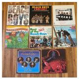 Eight Record Albums by The Beach Boys including Summer Days, Beach Boys Concert, Endless Summer and More