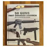 Books on Firearms including The Illustrated Directory of Guns, 50 Guns that Changed America