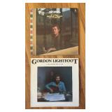 Five Record Albums by Gordon Lightfoot including Cold on the Shoulder, Summertime Dream, Sundown and More