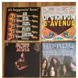 Record Albums by The Byrds, Deep Purple, Manhatten Transfer and More