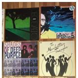 Record Albums by The Byrds, Deep Purple, Manhatten Transfer and More