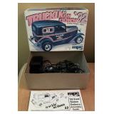 AMT Ertl 1936 Ford, Revell Don Gardist 1974 AAIFD Fuel Dragster and MPC Trucken on Down Model Car Kits