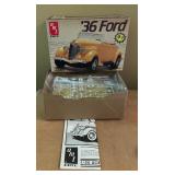 AMT Ertl 1936 Ford, Revell Don Gardist 1974 AAIFD Fuel Dragster and MPC Trucken on Down Model Car Kits