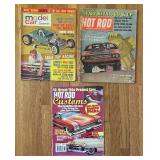 Vintage Car Magazines including Rod Custom, Car Model, Hot Rod Junior and More