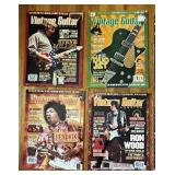 8 Editions of Vintage Guitar Magazines