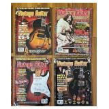 8 Editions of Vintage Guitar Magazines