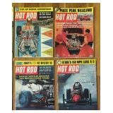 14 Editions of Hot Rod Magazines