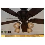 New Hunter Turlington Ceiling Fan with Multiple Mounting Options