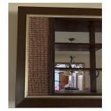 Beautiful Mid Century Wall Mirror with Shelves