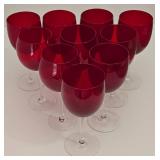Cranberry Glass Stemware