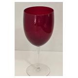 Cranberry Glass Stemware