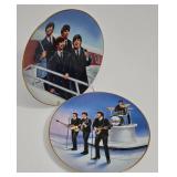 Pair of Commemorative Beatles Plates