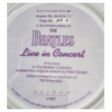 Pair of Commemorative Beatles Plates