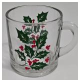 Set of Vintage Libbey Holiday Tumblers & Mugs