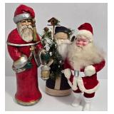 Festive Holiday Santa Collection including Harold Gale Vintage Figure