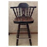 Pair of Wooden Barstools