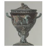 Framed Etching Print Cinerarcy Vase of Terrocotta by Giovanni Battista