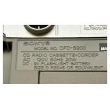 SONY CD Radio Cassette Player Model CFD-5200