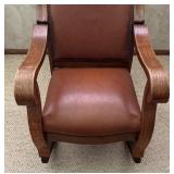 Vintage Arts and Crafts Style Rocking Chair