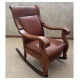 Vintage Arts and Crafts Style Rocking Chair