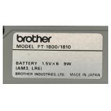 Brother P-Touch Electric Labeling System Model PT-1806/1810