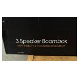 TDK 3 Speaker Boombox TP6803BLK