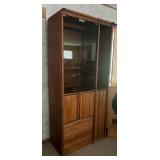 Vintage Oak Media Cabinet