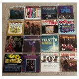 (16) Vintage Record Albums including The Ventures, Twist, Wild Things and More