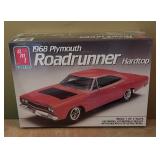 New Monogram Hurst Hairy Olds, AMT Ertl Road Runner Hardtop and Wild Willie Borsch Winged Express Altered Rod