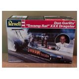 Revell Mooneyes Funny Car, Don Garlits Swamp Rat XXX Dragster and Radical J-2000 Model Car Kits