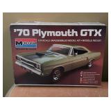 Monogram BMW Group 2, 1970 Plymouth GTX, and Fat Fendered 1937 Ford Street Rod Model Car Kits