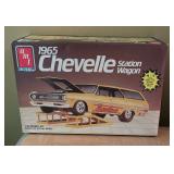 AMT Ertl Chevy II Rat Packer, 1972 Chevelle SS 454 and 1965 Chevelle Station Wagon Model Car Kits