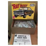 AMT Ertl Chevy II Rat Packer, 1972 Chevelle SS 454 and 1965 Chevelle Station Wagon Model Car Kits
