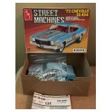 AMT Ertl Chevy II Rat Packer, 1972 Chevelle SS 454 and 1965 Chevelle Station Wagon Model Car Kits