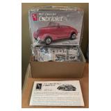 AMT Ertl 1957 Chevrolet Corvette Gasser, 1932 Ford Phaeton and 1937 Chevrolet Cabriolet Model Car Kits