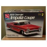 AMT Ertl 1958 Chevrolet Impala Coupe, Dodge Deora Show Car and 2005 Chrysler 300 C Model Car Kits