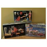 Model Kits Fujimi Garage Tools, Fujimi Drivers Garage & Tools and Revell Monogram Highway Scenes 1937 Ford with Die-Cut Diorama Drive In